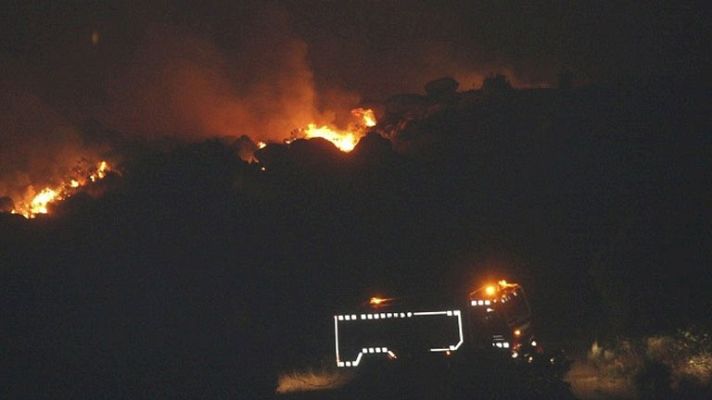 Telediario 1 - Incendios en Zamora y Salamanca