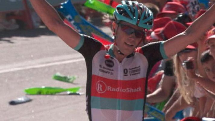Vuelta ciclista a España - Horner, vencedor de la tercera etapa y líder de la Vuelta