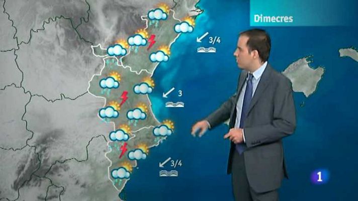 L'informatiu - Comunitat Valenciana - El tiempo en la Comunidad Valenciana - 27/08/13