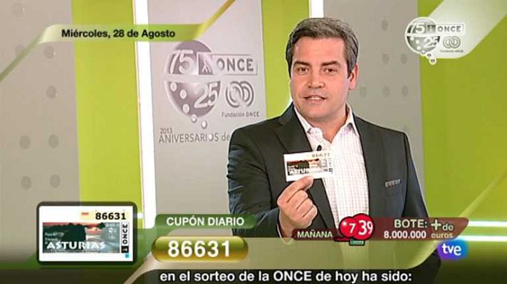 Sorteos ONCE - Sorteo ONCE - 28/08/13