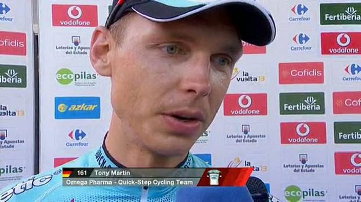 Vuelta ciclista a España - Tony Martin: "No pensaba en que pudiera ganar la etapa"