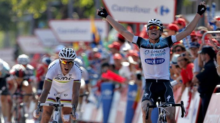 Vuelta ciclista a España - Stybar gana el pulso al campeón del mundo Gilbert