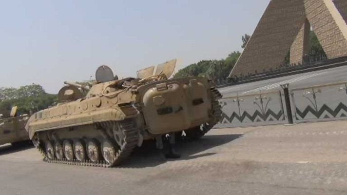 Telediario 1 - Periodistas en Egipto