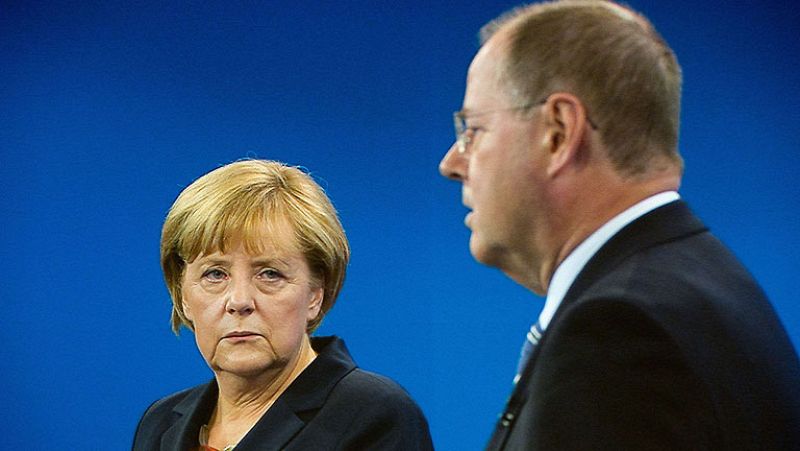 Empate entre Merkel y Steinbrück en el debate televisivo