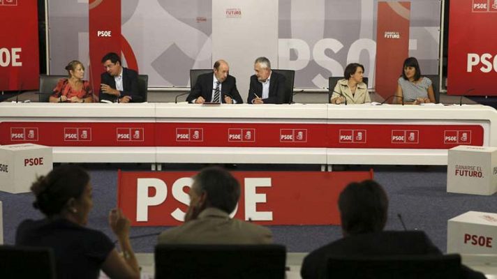 Telediario 1 - Primera reunión PSOE
