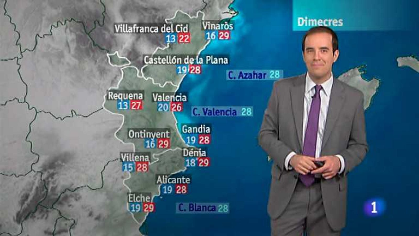 El tiempo en la Comunidad Valenciana - 03/09/13 - Ver ahora