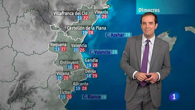 El tiempo en la Comunidad Valenciana - 03/09/13 - Ver ahora