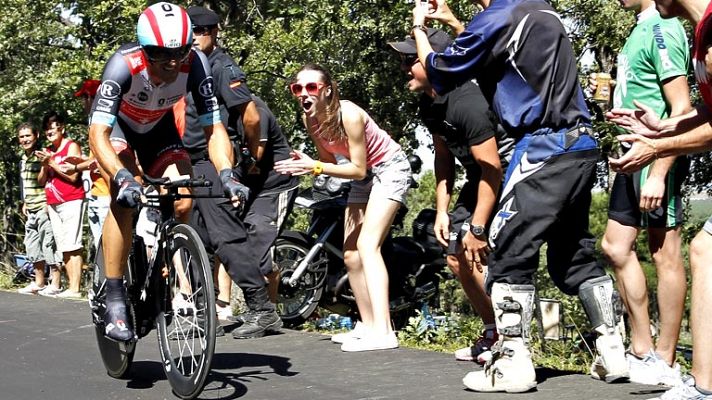 Vuelta ciclista a España - Cancellara se impone en la contrarreloj de Tarazona