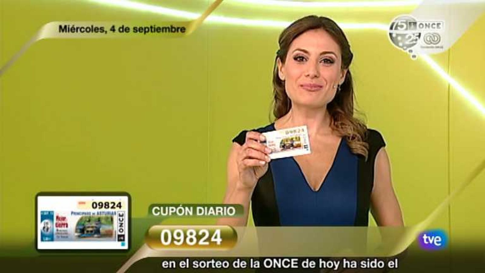 Sorteo ONCE - 04/09/13 - Ver ahora