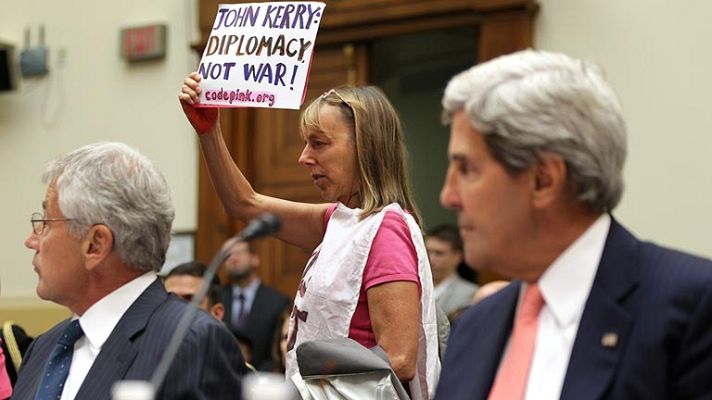 Telediario 1 - Senado EE.UU. aprueba ataque Siria