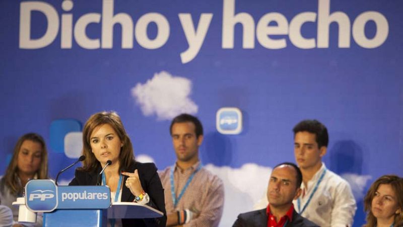 La vicepresidenta del Gobierno responde a Susana Díaz sobre la propuesta que le hizo a Rajoy