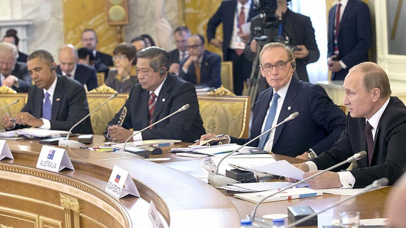 El G-20 cierra su primera jornada con una "clara división" respecto al conflicto Sirio