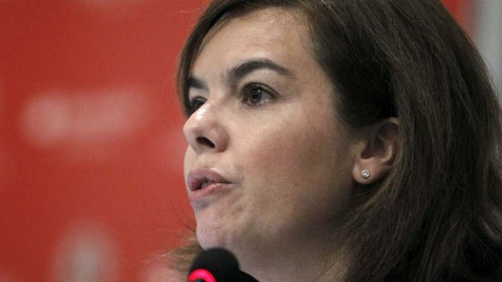 Telediario 1 - Respuesta vicepresidenta