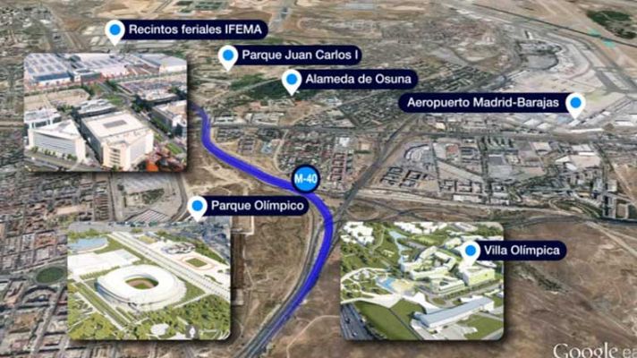 Telediario 1 - Nuevos escenarios para Madrid 2020