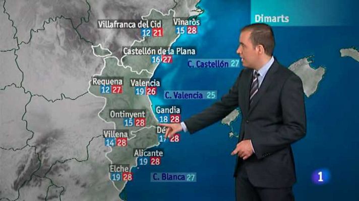 L'informatiu - Comunitat Valenciana - El tiempo en la Comunidad Valenciana - 09/09/13