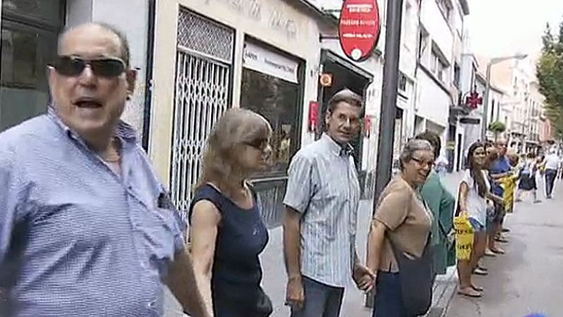 La subdelegación del Gobierno en Castellón prohíbe el último tramo la cadena humana en la Diada