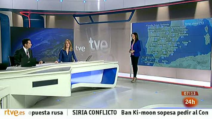 El tiempo - Fuertes tormentas y ligero descenso de las temperaturas en el este peninsular y Baleares