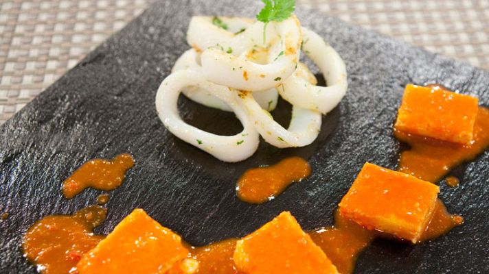 RTVE Cocina - Calamares marinados con ñoquis