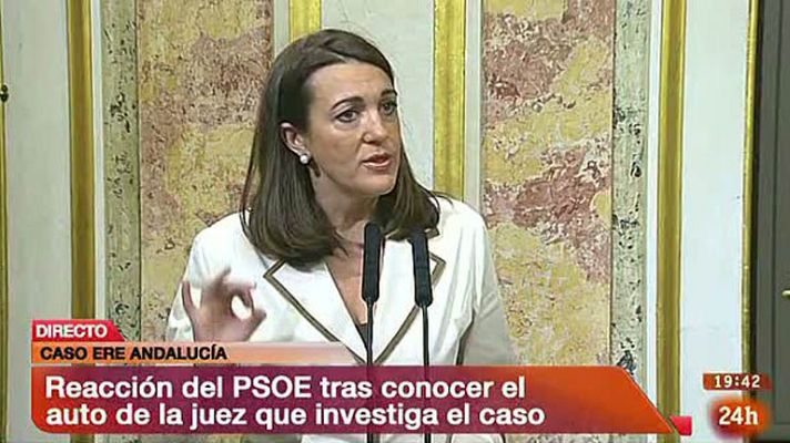 Informativo 24h - Soraya Rodríguez critica la "imputación mediática" a Chaves y Griñán por los ERE