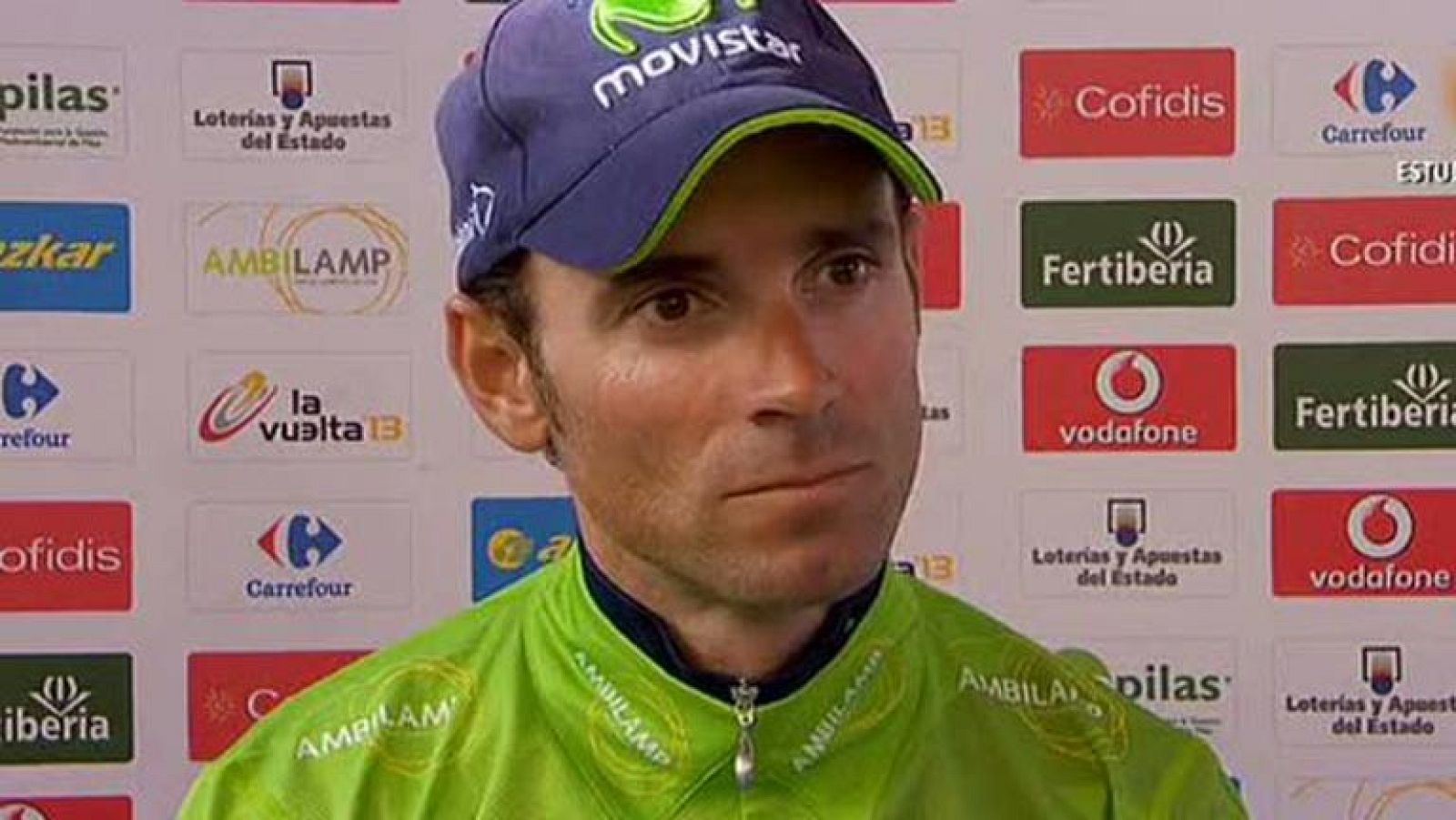 Valverde: "Solo conozco Peña Cabarga por la tele" - Vuelta ciclista a España | Ver