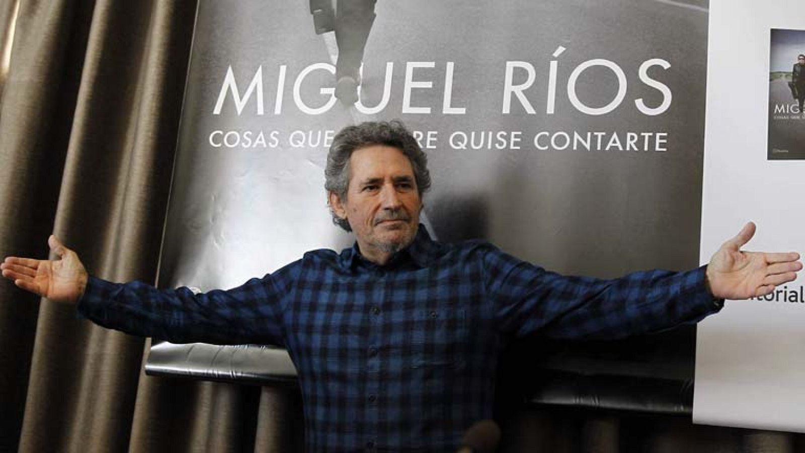 Miguel Ríos presenta su primer libro