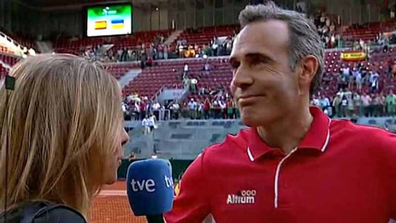 Corretja: "Ha sido un partido raro y extraño"