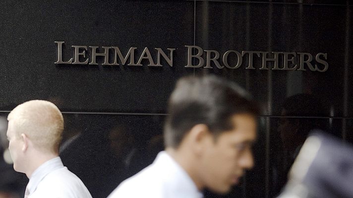 Telediario 1 - Cinco años de Lehman Brothers