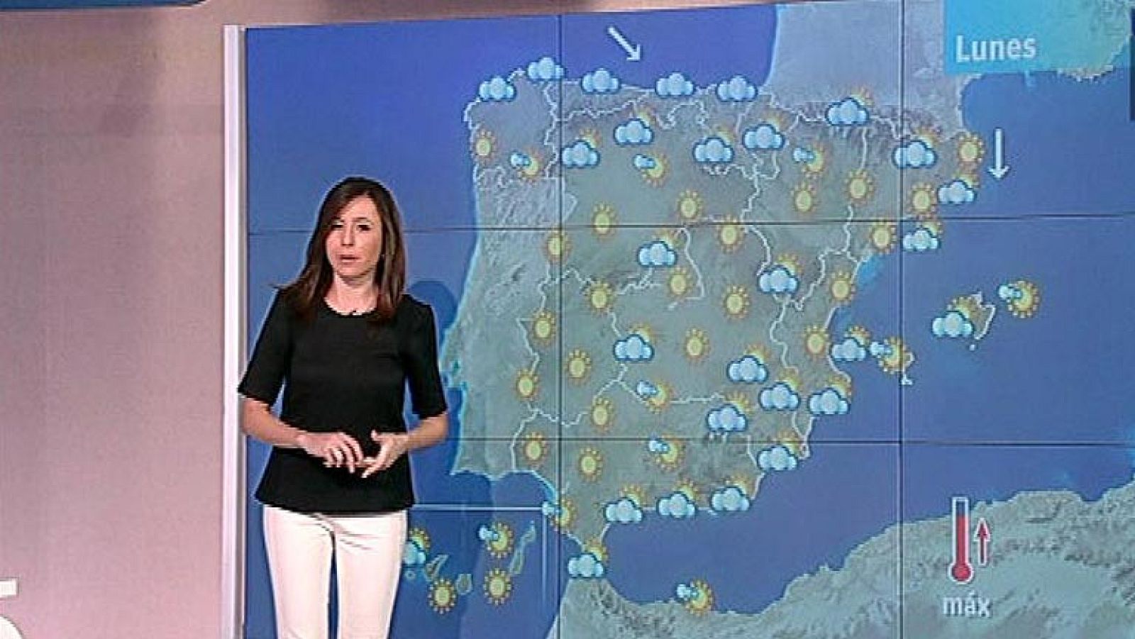 Nubes en el norte y en el sudeste podrían dejar lluvias
