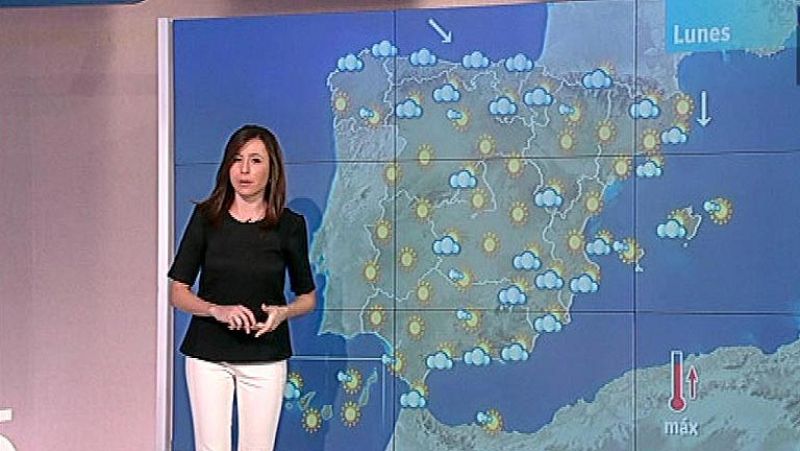Nubes en el norte y en el sudeste podrían dejar lluvias