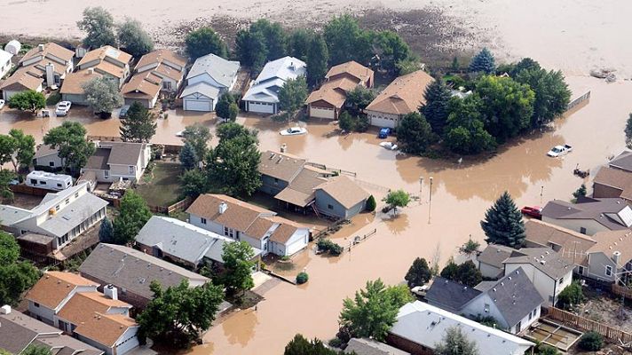 Telediario 1 - Inundaciones en Colorado