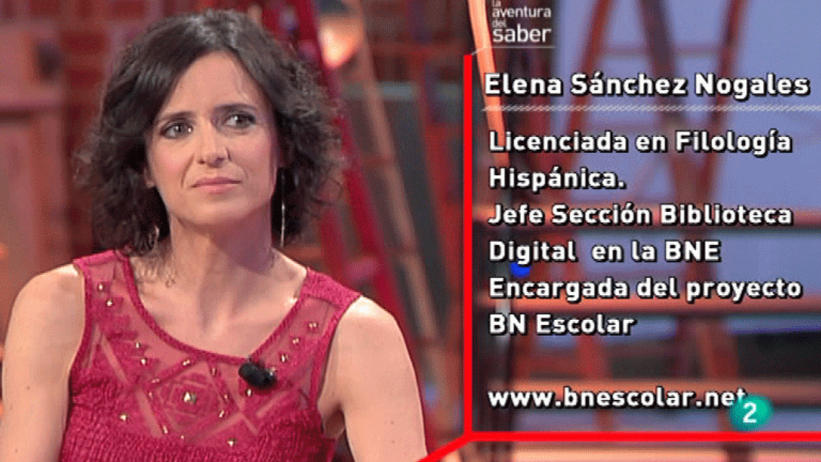 La Aventura del Saber. Entrevista a Elena Sánchez Nogales