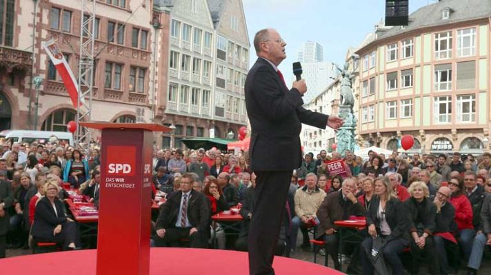 Telediario 1 - Últimos mítines en Alemania