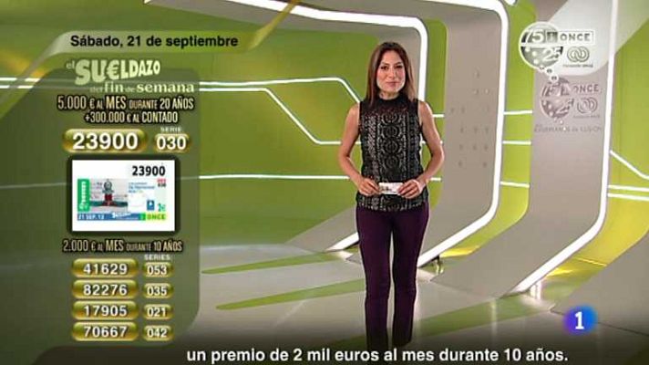 Sorteos ONCE - Sorteo ONCE - 21/09/13