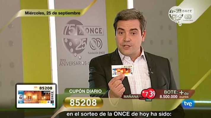 Sorteos ONCE - Sorteo ONCE - 25/09/13