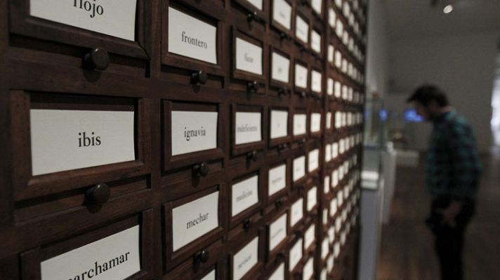 Telediario 1 - RAE se muda a Biblioteca Nacional