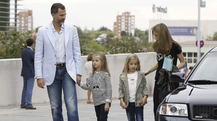 La tarde en 24h - Los Príncipes visitan al rey
