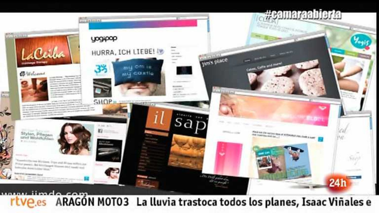 Cámara abierta - La plataforma Jimdo, la webserie 18.0, BabyTribu.com y Lucía Etxebarría en 1minutoCOM - 28/09/13 - Ver ahora