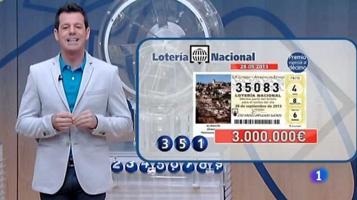 Loterías - Lotería Nacional - 28/09/13