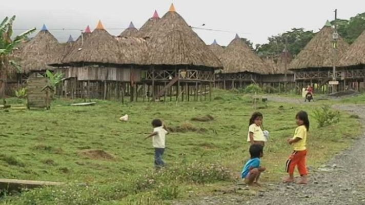 Telediario 1 - indígenas en Colombia
