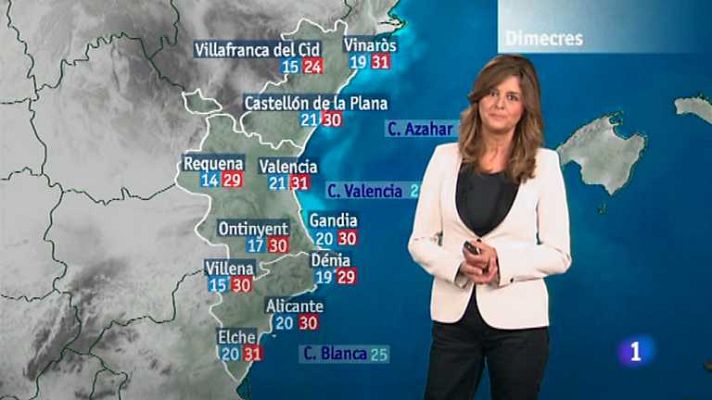 L'informatiu - Comunitat Valenciana - El tiempo en la Comunidad Valenciana - 01/10/13