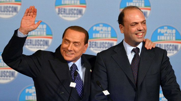Telediario 1 - El número dos de Berlusconi le abandona y llama a apoyar el voto de confianza a Letta