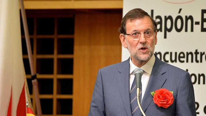 Telediario 1 - Rajoy opina sobre el paro