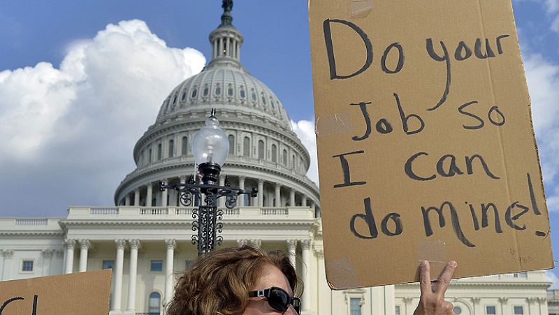 Segundo día de paralización de la Administración por la falta de presupuestos, en Estados Unidos