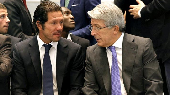 Telediario 1 - En el Atlético de Madrid todo marcha sobre ruedas