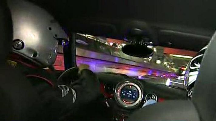 Telediario 1 - Un rally por los túneles del Metro de Madrid