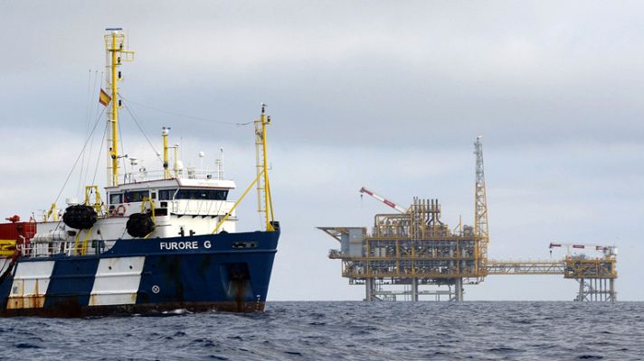 Telediario 1 - Los vecinos de Vinaroz, contra el proyecto Castor de almacenamiento de gas en el subsuelo marino