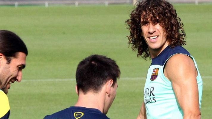 Telediario 1 - Puyol ultima su reaparición