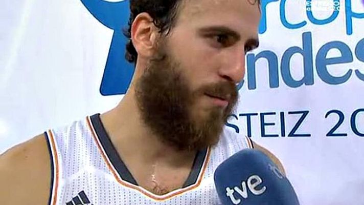 Baloncesto en RTVE - Sergio Rodríguez: "Ha sido un pasito más"