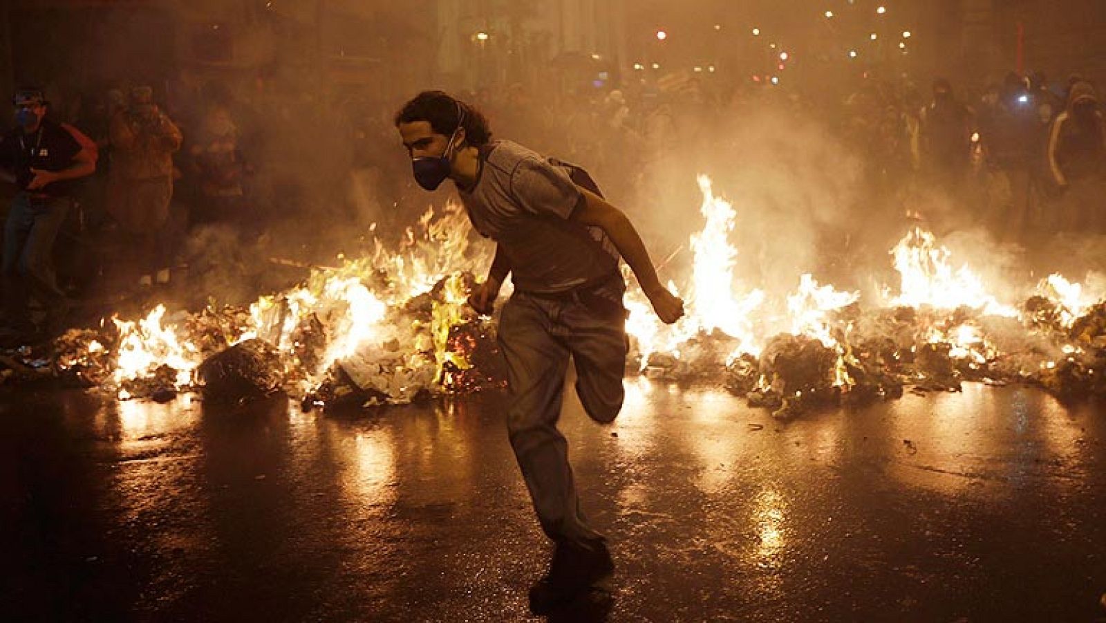 Incidentes en Brasil tras una manifestación pacífica de profesores en huelga