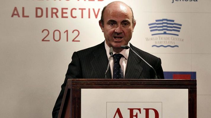 Telediario 1 - Guindos: la recuperación, frágil